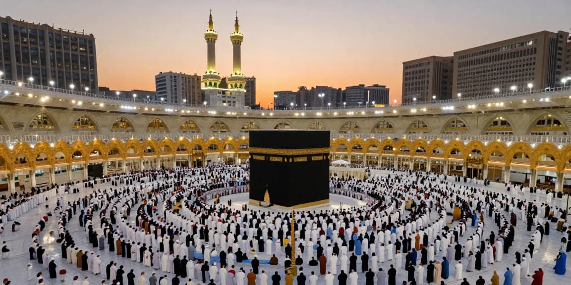 Umroh Itikaf experience during Ramadan at the Holy Kaaba, heartfelt pilgrimage atmosphere and vibrant spiritual tourism.