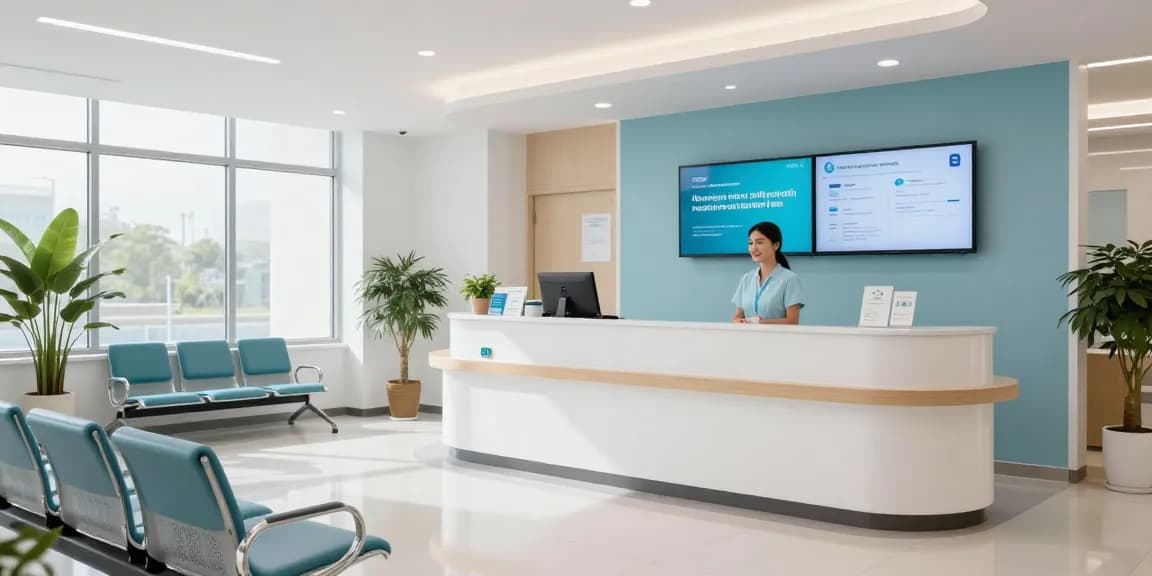 "David Hoffmeister reviews at a healthcare clinic, showcasing compassionate patient care and medical services."
