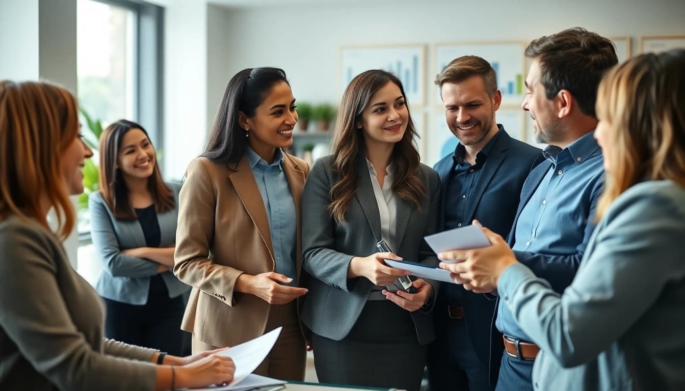 Engaging financial advisor hampton va providing personalized guidance to clients in a modern office.