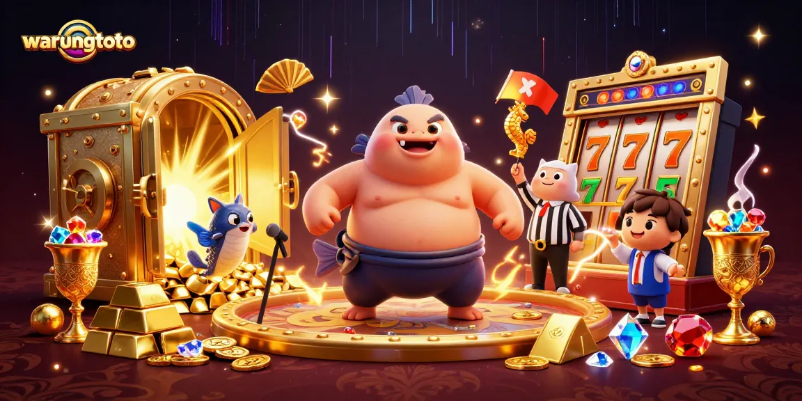 Experience the excitement of warungtoto with immersive slot gaming elements in a vibrant underwater scene.