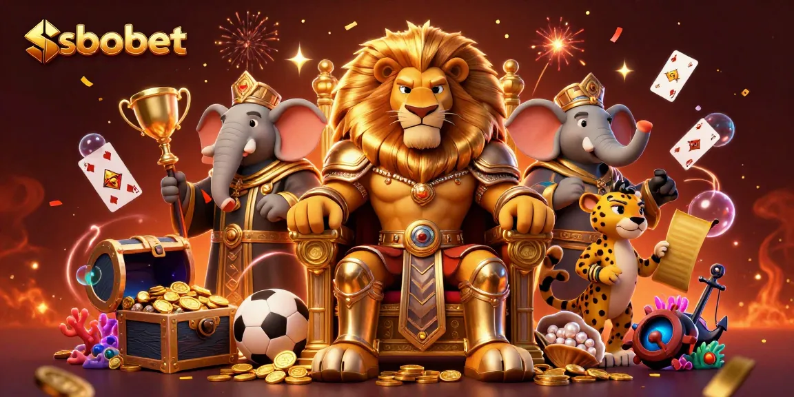 Experience sbobet basketball action with a lion king, elephant advisor, and cheetah messenger in 3D!