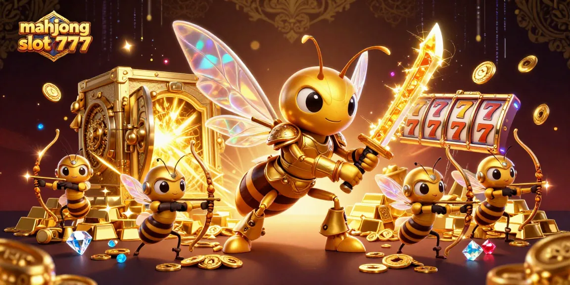 Spin big with mahjong slot 777 in an ultra-detailed casino illustration featuring dynamic wealth and prizes.