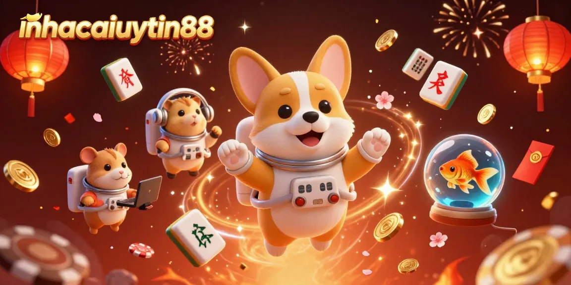 Experience vibrant gaming excitement at nhacaiuytin88 with immersive space casino elements.