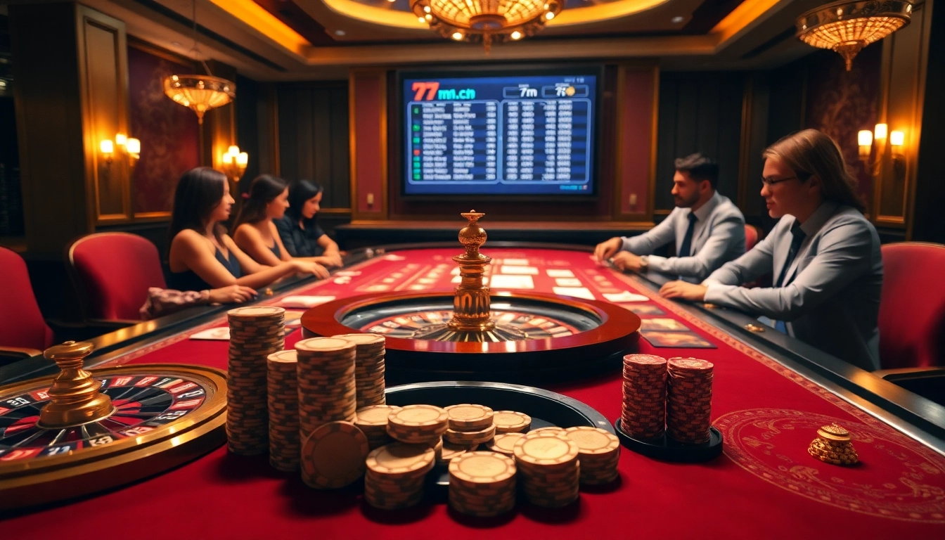 Gambling action at a luxurious casino featuring 7m.cn odds and scores.