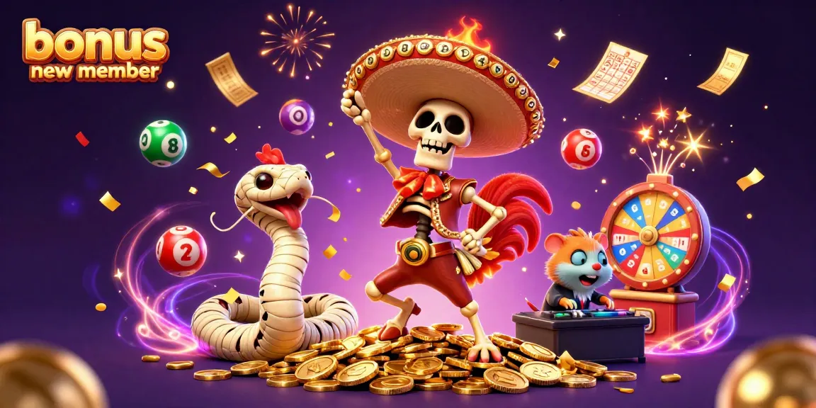 Bonus new member membuat taruhan lebih seru dengan keceriaan karakter kasino dan keberuntungan.