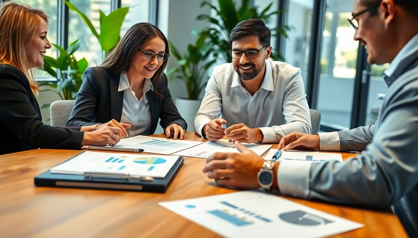 Enhancing financial strategies with wealth management San Antonio in a collaborative office environment.