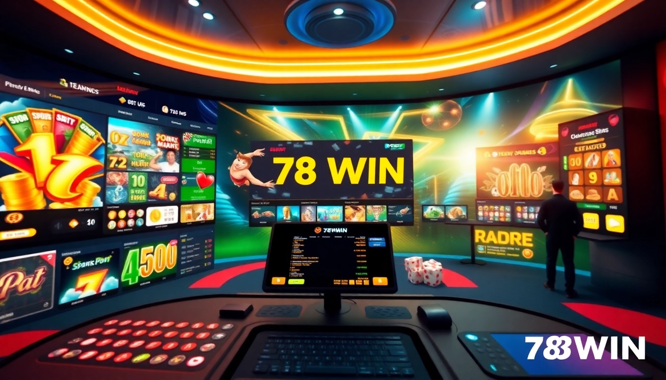 Experience the excitement of gaming with the vibrant portal พอร์ทัลเกม 78WIN, showcasing diverse games and user-friendly design.