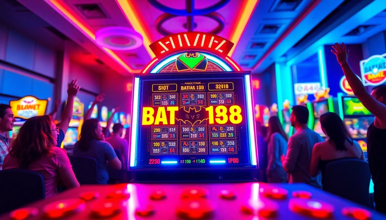Menangkan permainan batman138 slot dengan suasana kasino yang penuh energi dan warna.