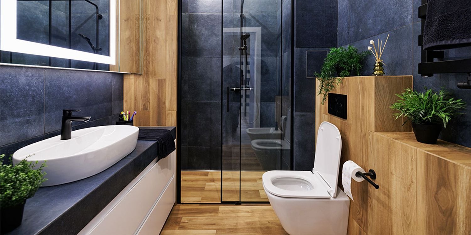 Semi-Frameless Shower Screens with Sleek Finishes