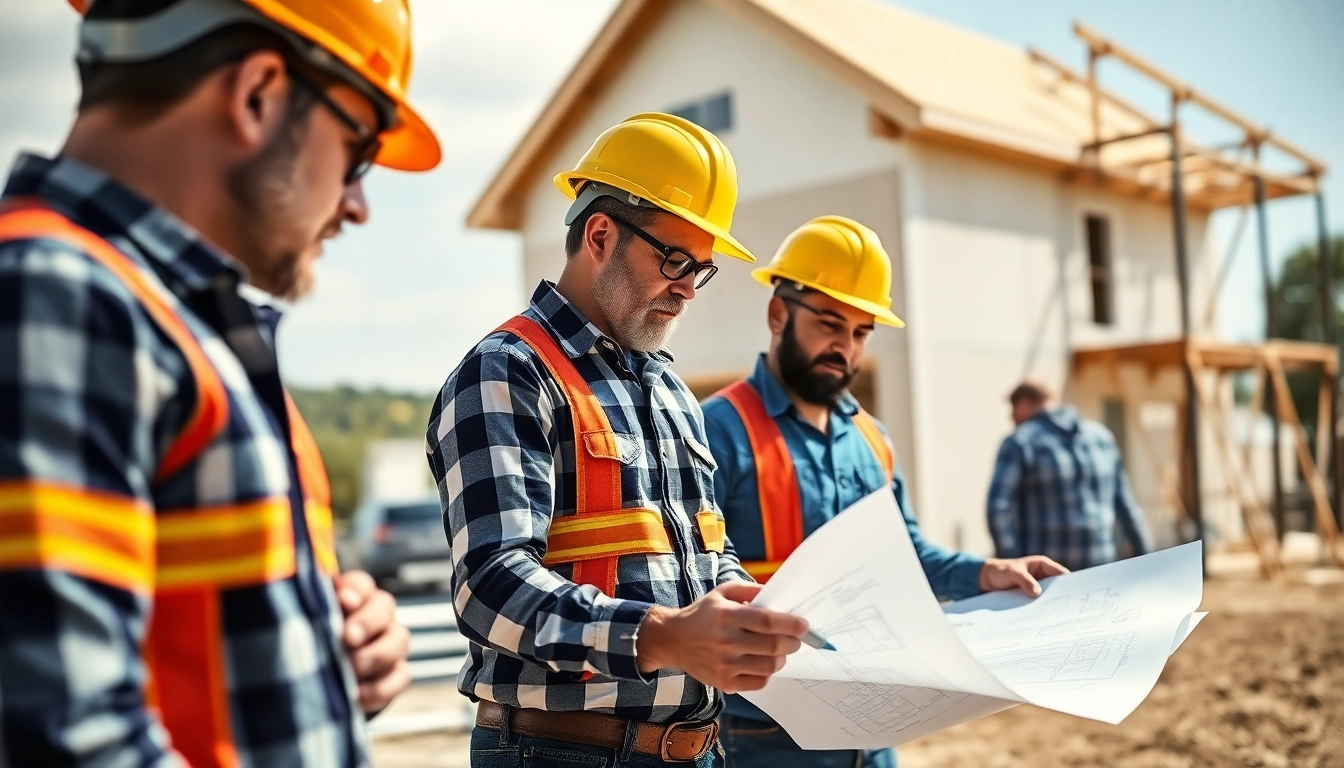 Texas association of builders collaborating on a construction site showcasing teamwork and craftsmanship.