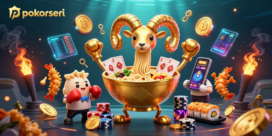 Experience thrilling poker action with pokerseri's vibrant casino scene featuring poker games and crypto elements.