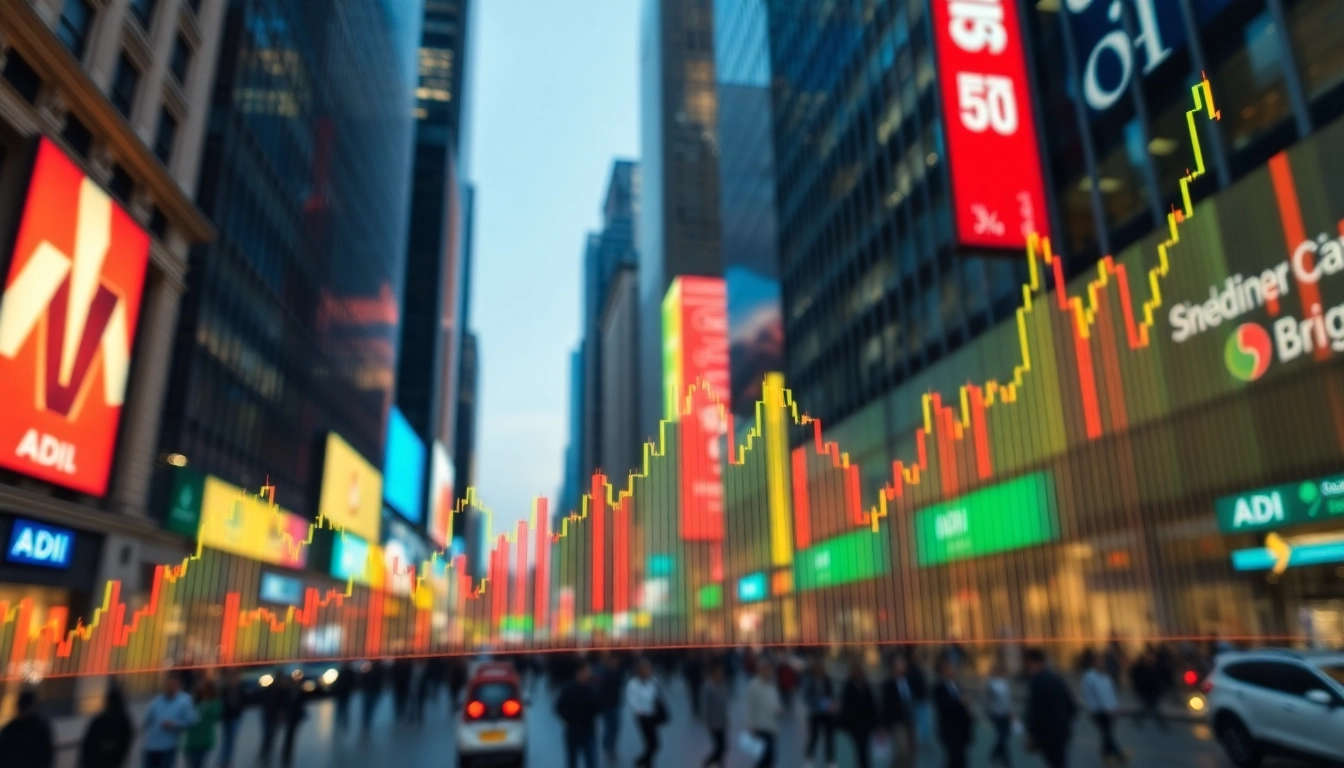 Analyze the current ADI stock price trends with market visualization and graphs.