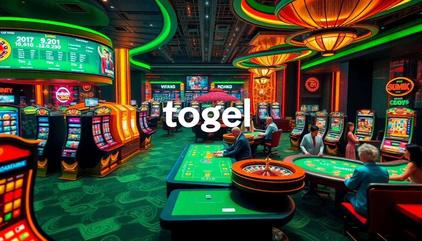 Nikmati permainan yang mendebarkan dengan togel sumo di meja kasino online yang penuh warna, menampilkan slot dan poker.