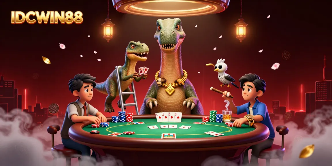 Experience thrilling gameplay with IDCWIN88 featuring fun characters and dynamic casino elements