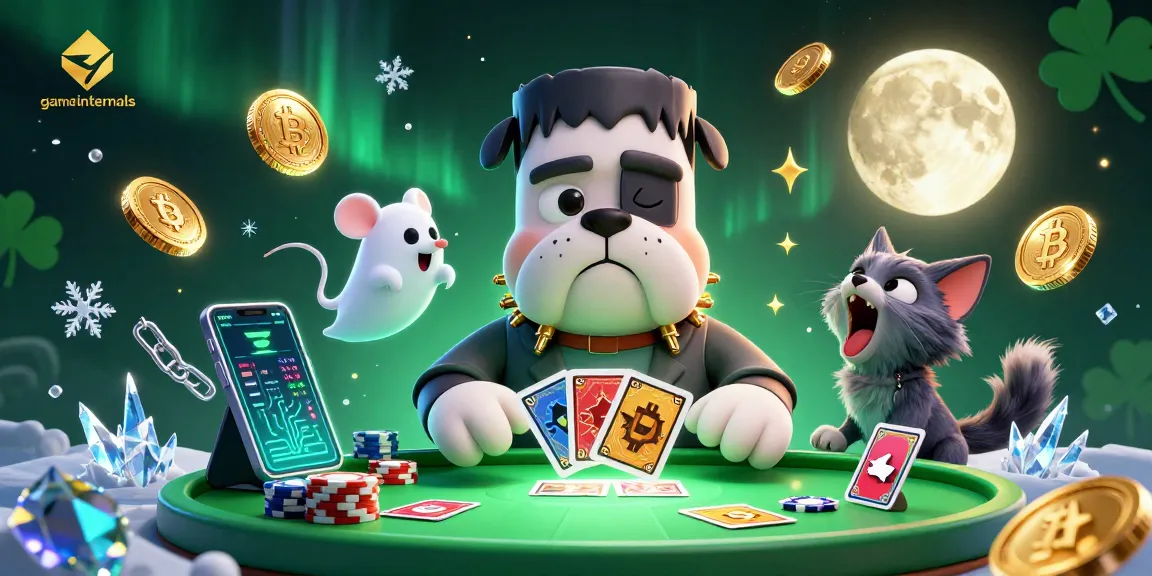 gameinternals enhances your gaming experience with vibrant characters in a crypto casino scene