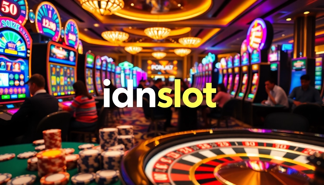 Experience the excitement of idnslot with colorful slot machines and engaging gameplay.