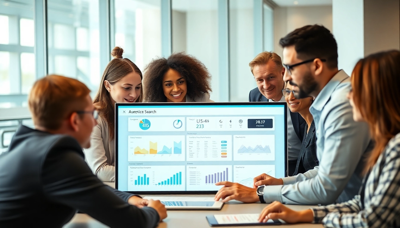 Enhance your understanding of enterprise search platforms with this collaborative business meeting visual.