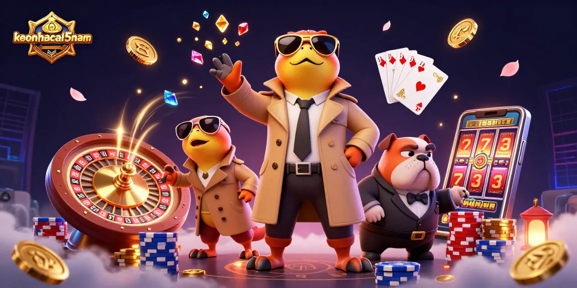 Place bets and enjoy thrilling action within the vibrant world of keonhacai5nam casino.