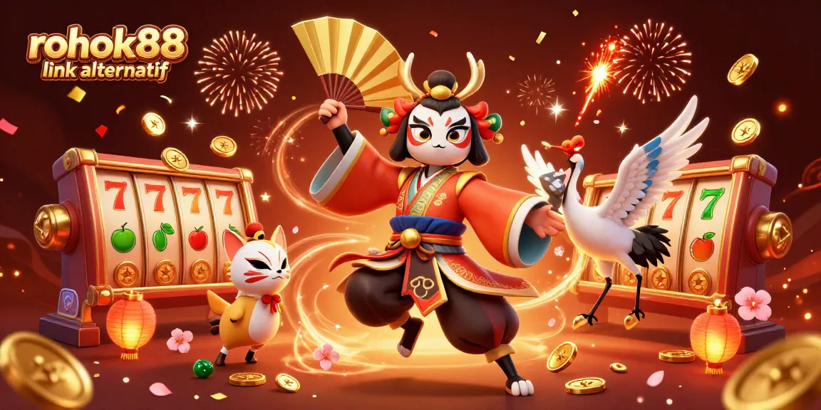 Spin the reels at rokok88 link alternatif with vibrant 3D casino adventures and lucky elements!