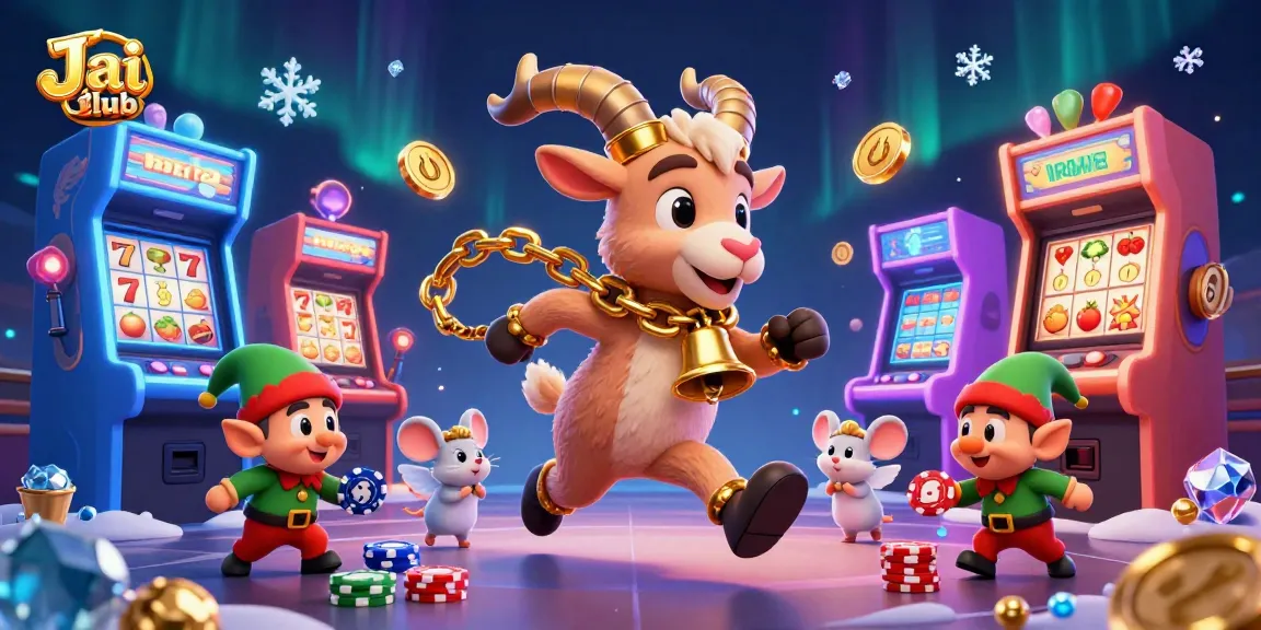 Experience thrilling jackpot games on Jai club with festive characters stealing the spotlight.