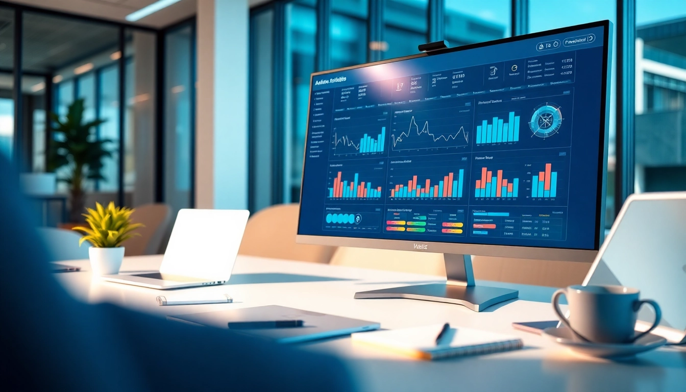 Optimize production with advanced planning and scheduling software displayed in a professional office.