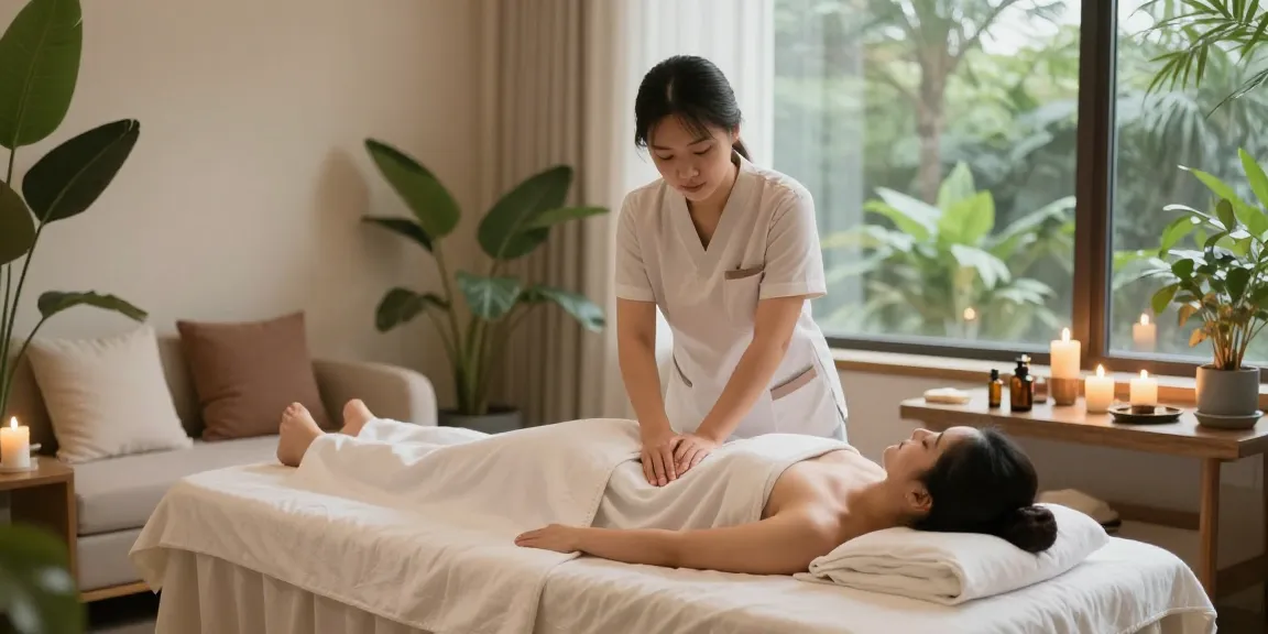 Swedish massage experience at makangs.com spa with serene ambiance and professional therapist.