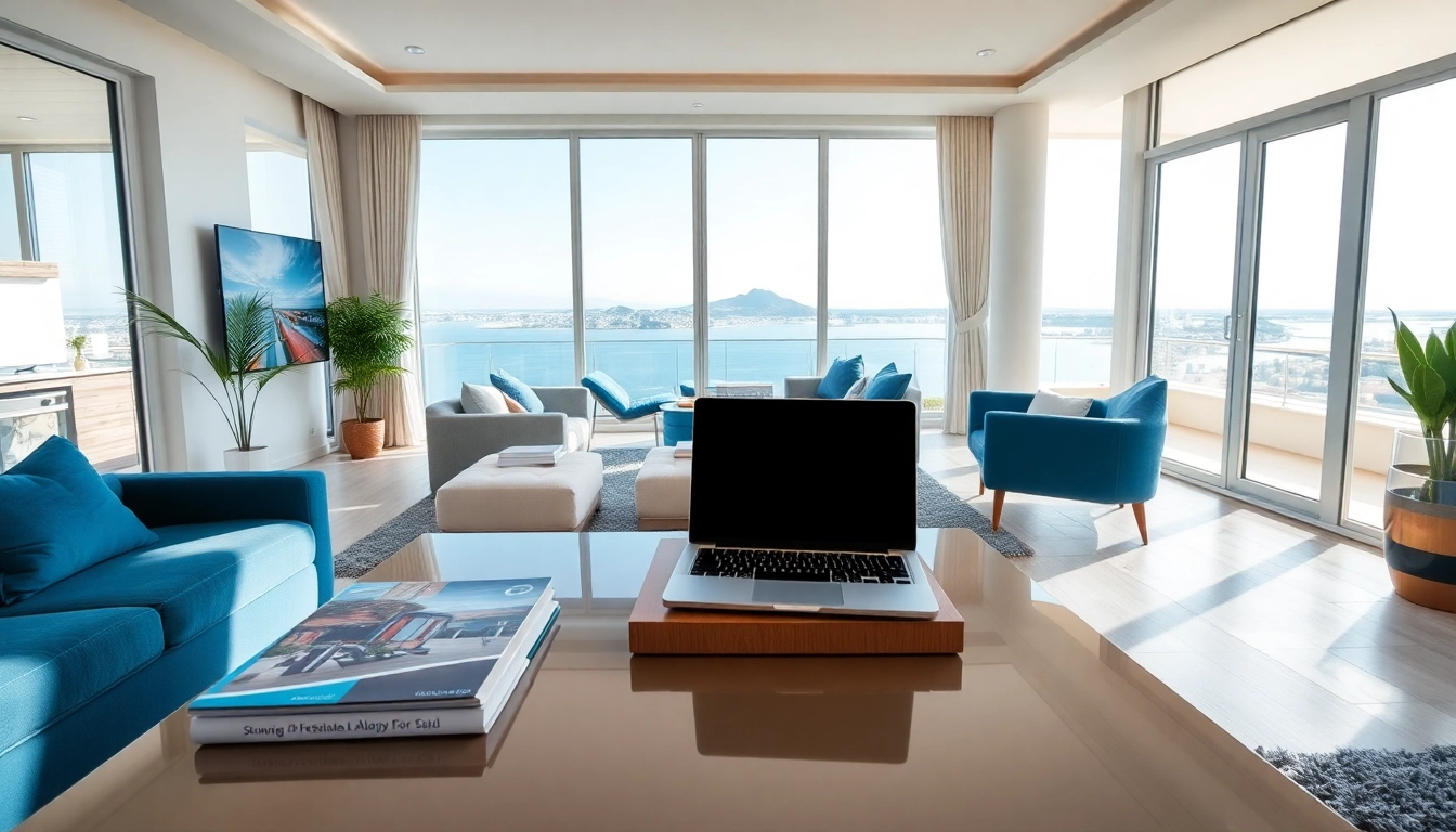 View luxurious alanya flats for sale with stunning coastal views and modern interior design.