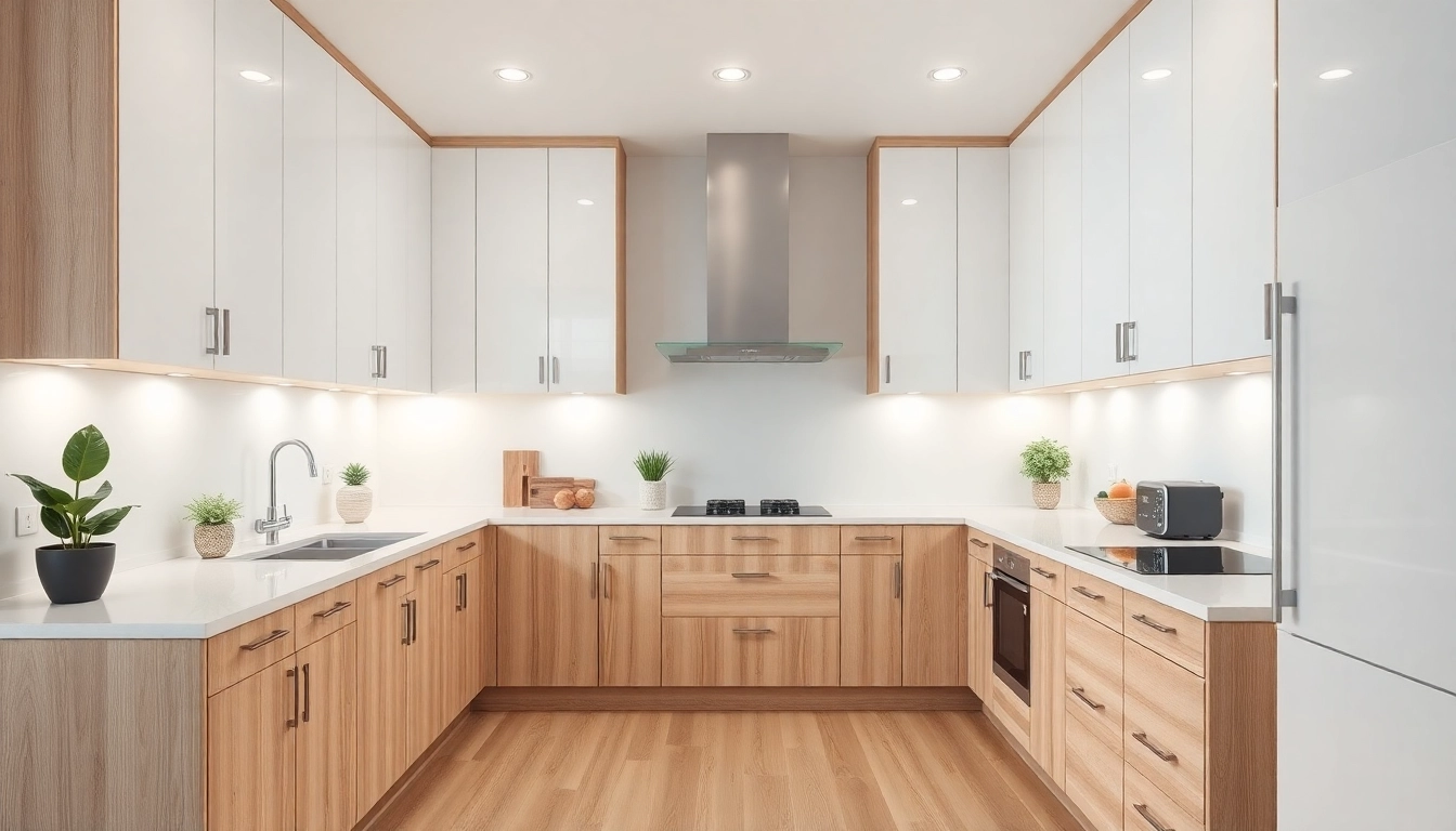 Cabinet Refacing Largo FL with modern kitchen showcasing sleek designs and elegant finishes.