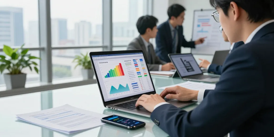 Expert asset tracing analysis in a modern office setting with professional engaging measures.