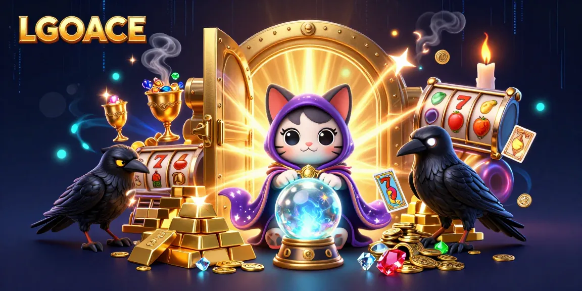 LGOACE players winning big at a vibrant online casino, showcasing an immersive gaming experience