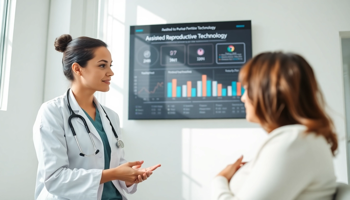 Illustration of pma significato in a consultation about fertility treatments.