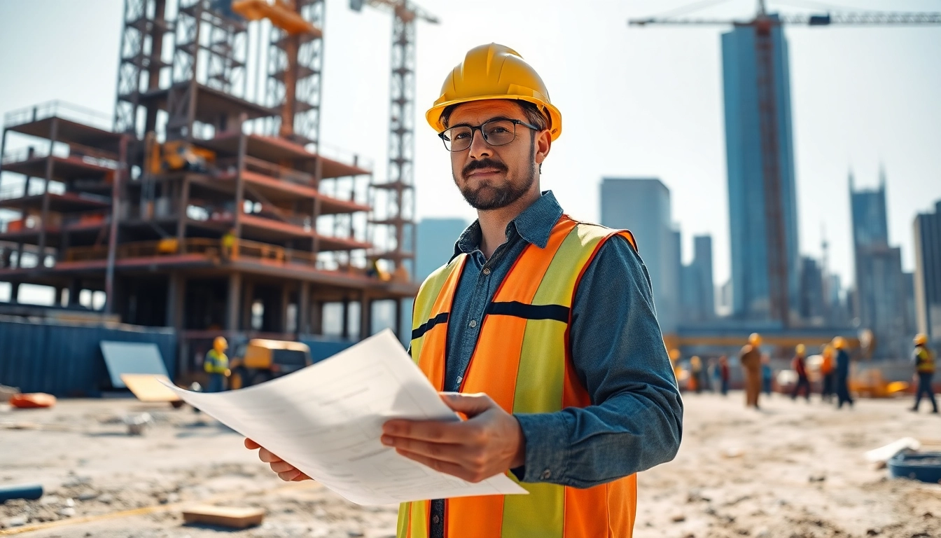 Manhattan Construction Manager overseeing a construction site with team collaboration and efficiency.