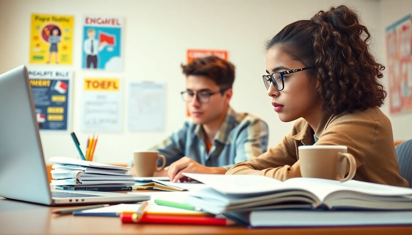 Engaged student seeking toefl expert help in a motivating study environment.