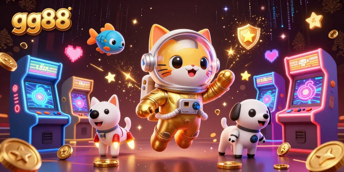 Experience thrilling gameplay at gg88 with vibrant casino elements in a dynamic 3D scene.