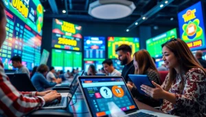 Pengalaman bermain togel online yang menarik dengan pemain terlibat dan grafik yang menarik.