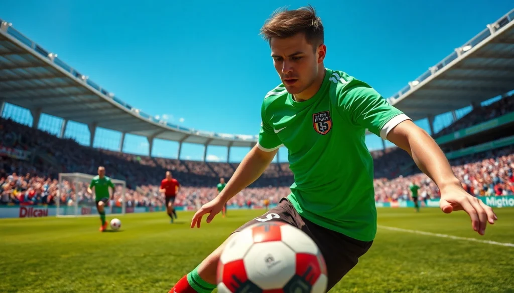 Capture Micky van de Ven showcasing his skills on the football pitch at https://diknews.co.uk/micky-van-de-ven/.