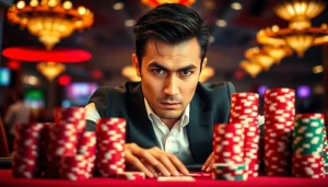 Permainan togel online menangkap suasana ketegangan dan strategi pada meja judi