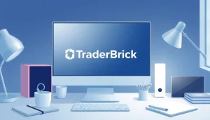 L'image montre l'outil TraderBrick en utilisation sur un écran moderne, démontrant ses fonctionnalités efficaces.