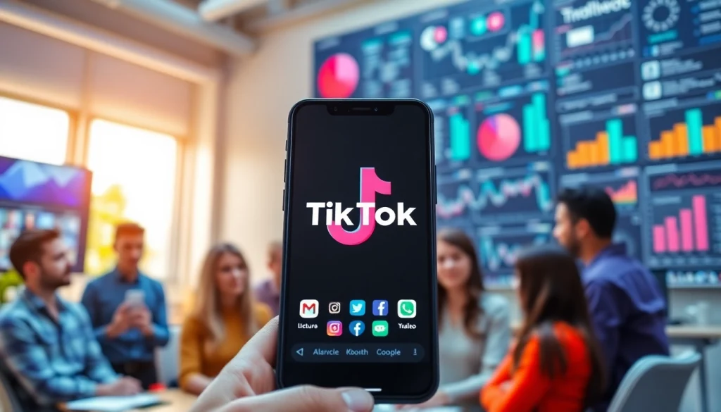 Engaging view of young marketers using a tiktok smm panel to enhance social media impact