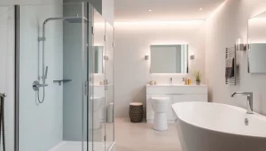 Sonni sanitär zeigt stilvolle Badezimmerarmaturen und elegante Designs.