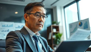 카드깡을 다루는 전문가의 상담 장면을 형상화한 이미지