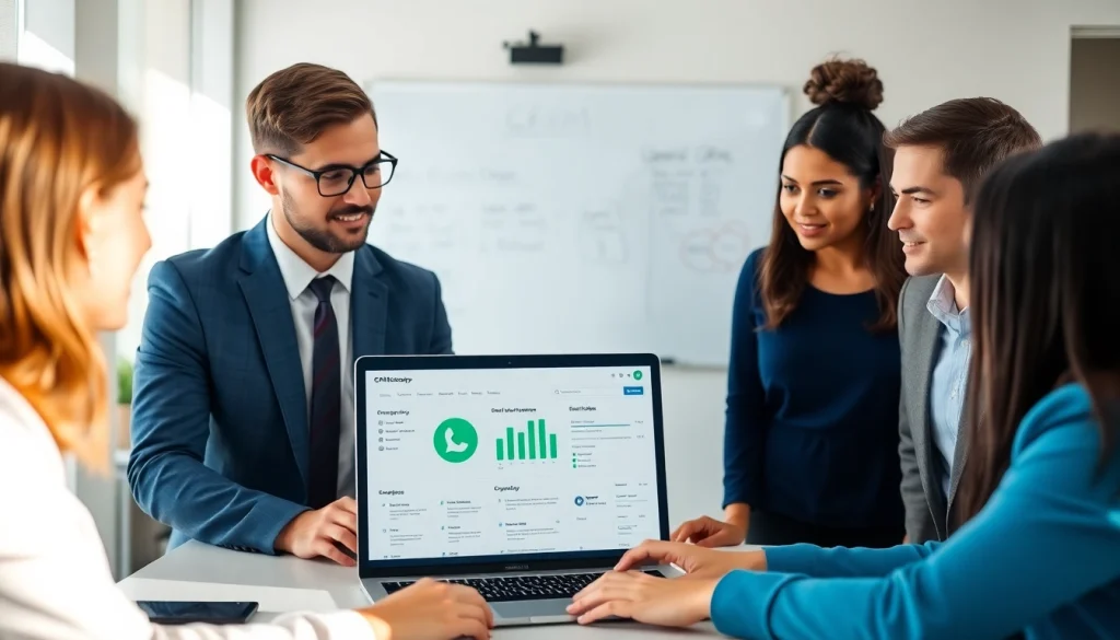 Understanding What is a CRM for WhatsApp in a collaborative office setting.