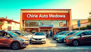 Chirie auto Moldova vibrant car rental agency in Chișinău with diverse vehicles.