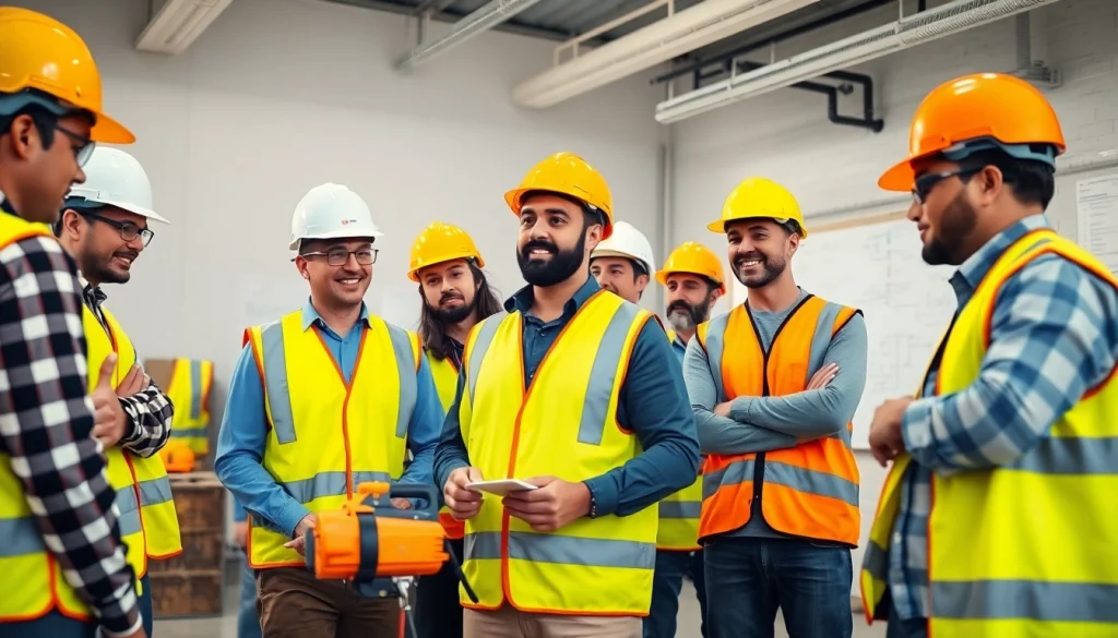 Gain insights into construction safety training with a diverse group engaged in hands-on learning.