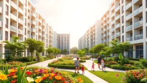 View of Tampines St 95 EC featuring modern residential architecture amidst lush greenery.
