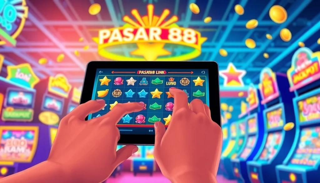 Menggambarkan pengalaman seru bermain di PASAR88 LINK dengan berbagai permainan slot online yang menarik.