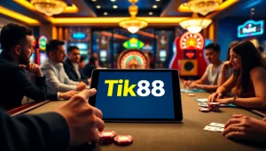 Trải nghiệm lối chơi hấp dẫn với ứng dụng Tik 88 trên bàn casino sống động đầy năng lượng và sự kích thích.
