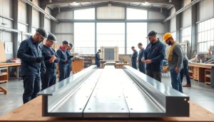 Find expert steel fabricators near me working in a bright, modern workshop.