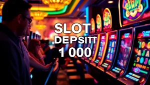 Menangkan besar dengan slot deposit 1000 yang menarik perhatian di kasino.