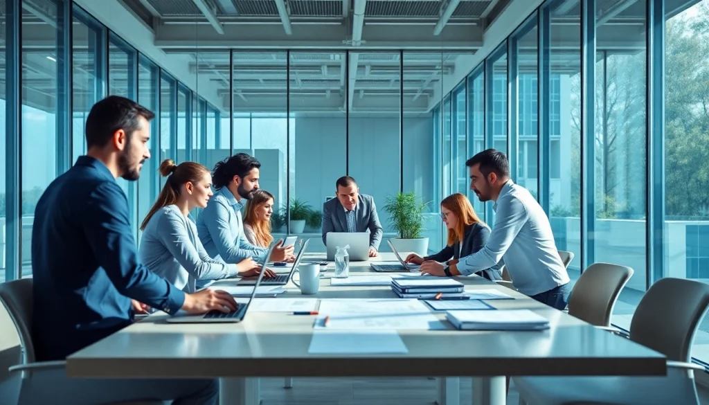 Team strategizing effective Strategy Capture Management in a modern office setting.